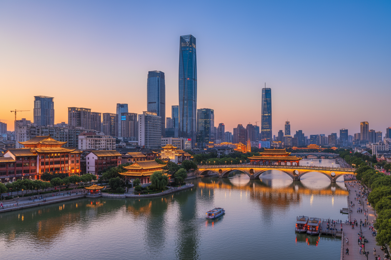 成都城市，2500*900